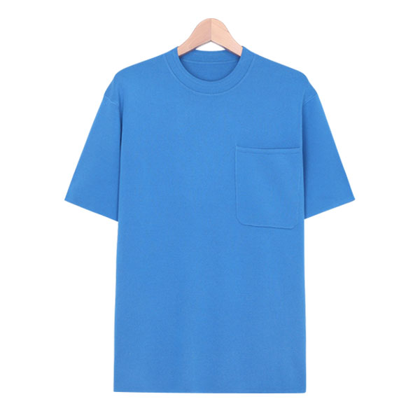 빌리버스 남성 반팔티 BRE018 남자 여름 니트 라운드 티셔츠