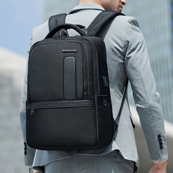 빌리버스 남자 백팩 BSZ516 노트북 15.6 수납가능 캐리어 결합 직장인 가방
