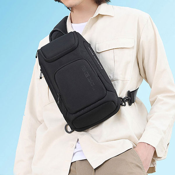 빌리버스 남자 슬링백 BSZ438 웨이스트백 크로스백 보조가방