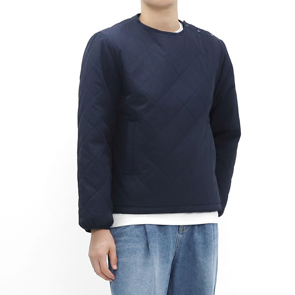 남자 패딩 맨투맨 WS174 라운드 겨울 티셔츠