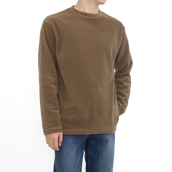 빌리버스 남자 겨울 기모 티셔츠 긴팔티 플리스 BCM054