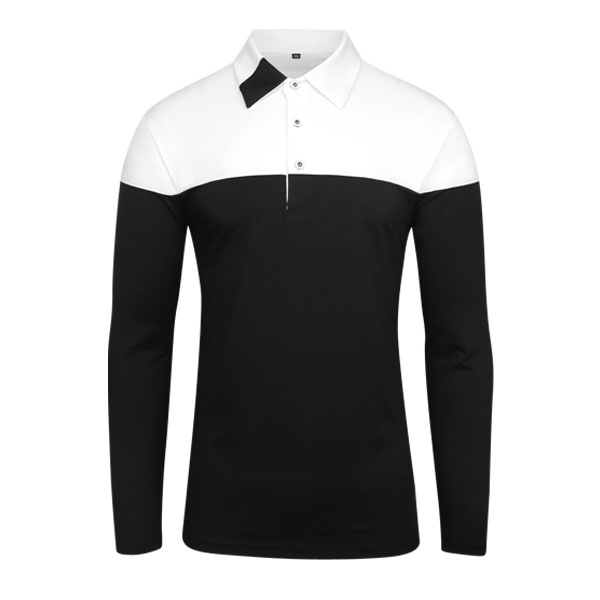 빌리버스 골프웨어 남성 카라티 스판 긴팔 티셔츠 BGLT020