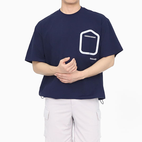 빌리버스 남성 반팔 포켓 티셔츠 여름 반소매티 BSNET001